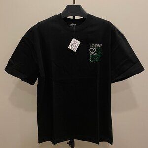 Loewe Men's Cotton Black T-shirt XLarge Size